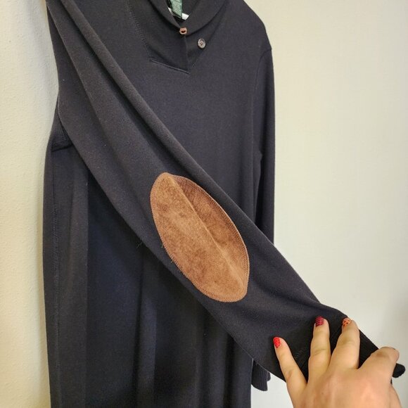 Lauren Ralph Lauren Black Dress with Brown Accents - Picture 3 of 10